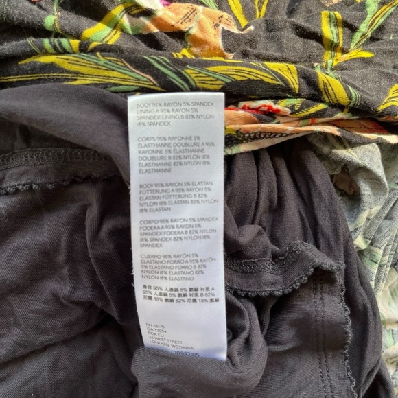 Anthropologie Maeve Gabriela Ruffled Black Floral Maxi Sweetheart Neck Dress S - Picture 12 of 12